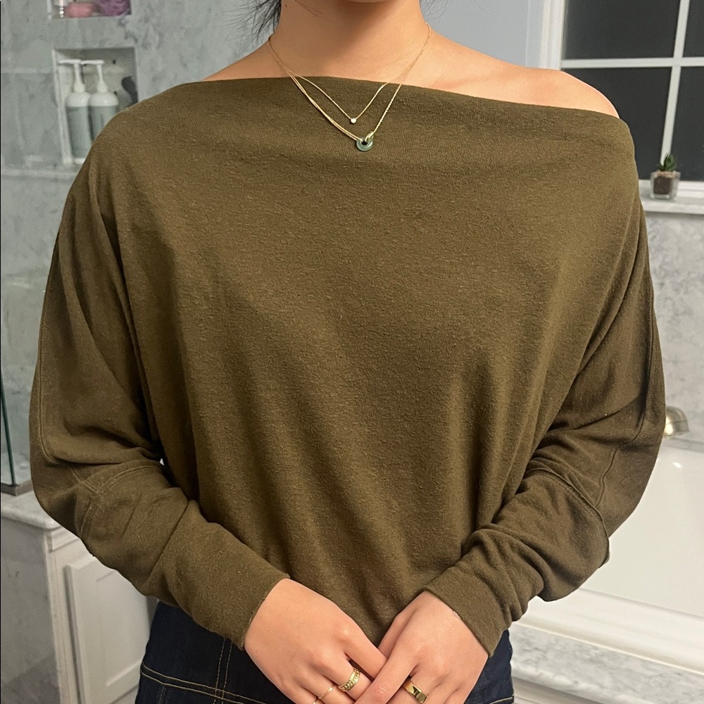 Free people dolman sleeve sweater
